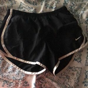 Nike dry fit track shorts